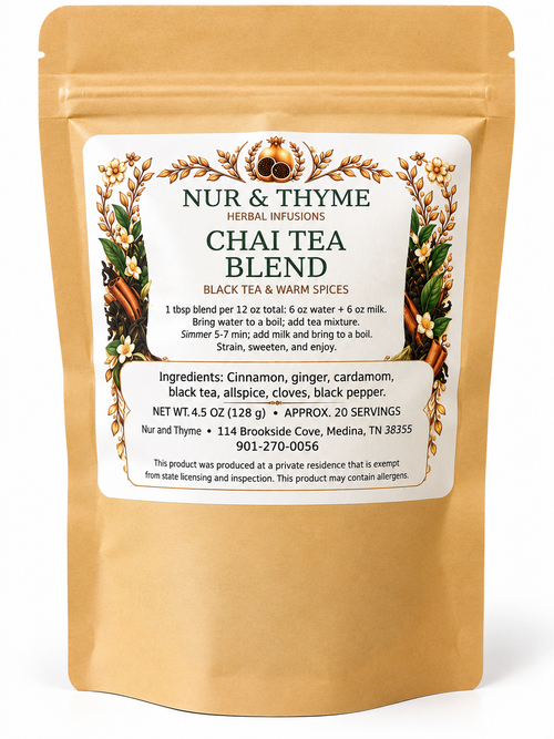 Nur & Thyme Chai Tea Blend – 4.5 oz