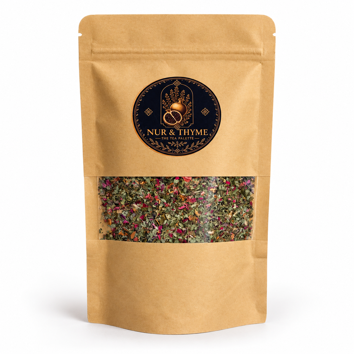 Nur & Thyme Mint, Thyme & Rose Herbal Tea – 1.6 oz